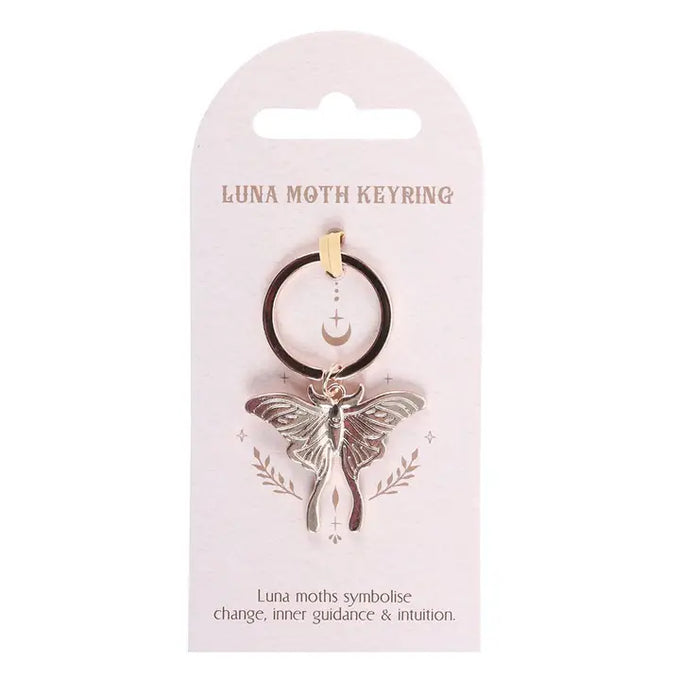Luna Moth Key Ring