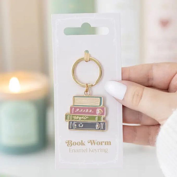 Book Worm Key Ring