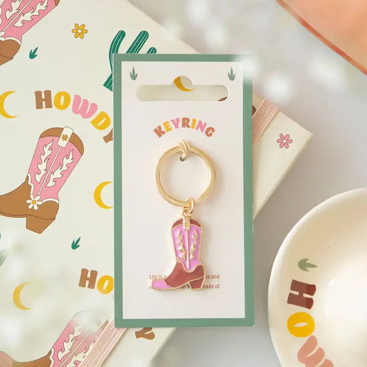 Cowboy Key Ring