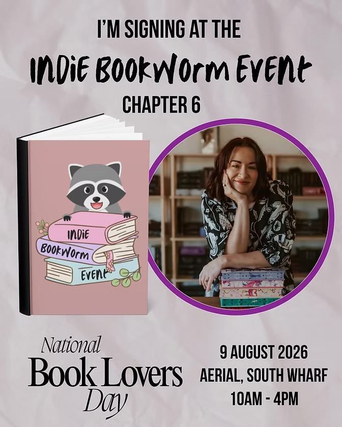 Poster for the Indie Bookworm Event
