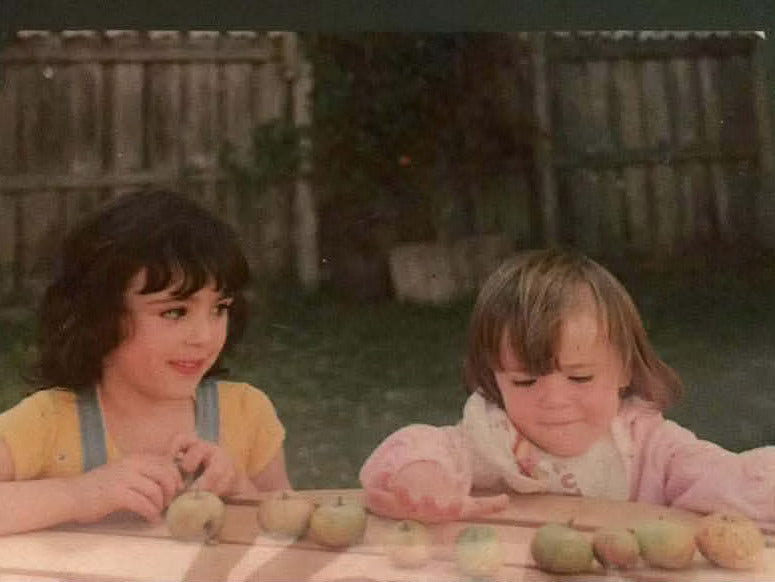 Two young children